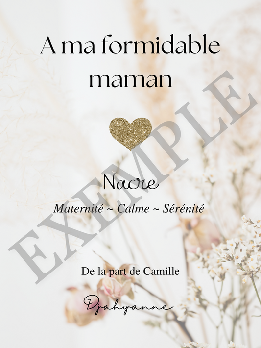 Carte Personnalisable - A ma formidable maman