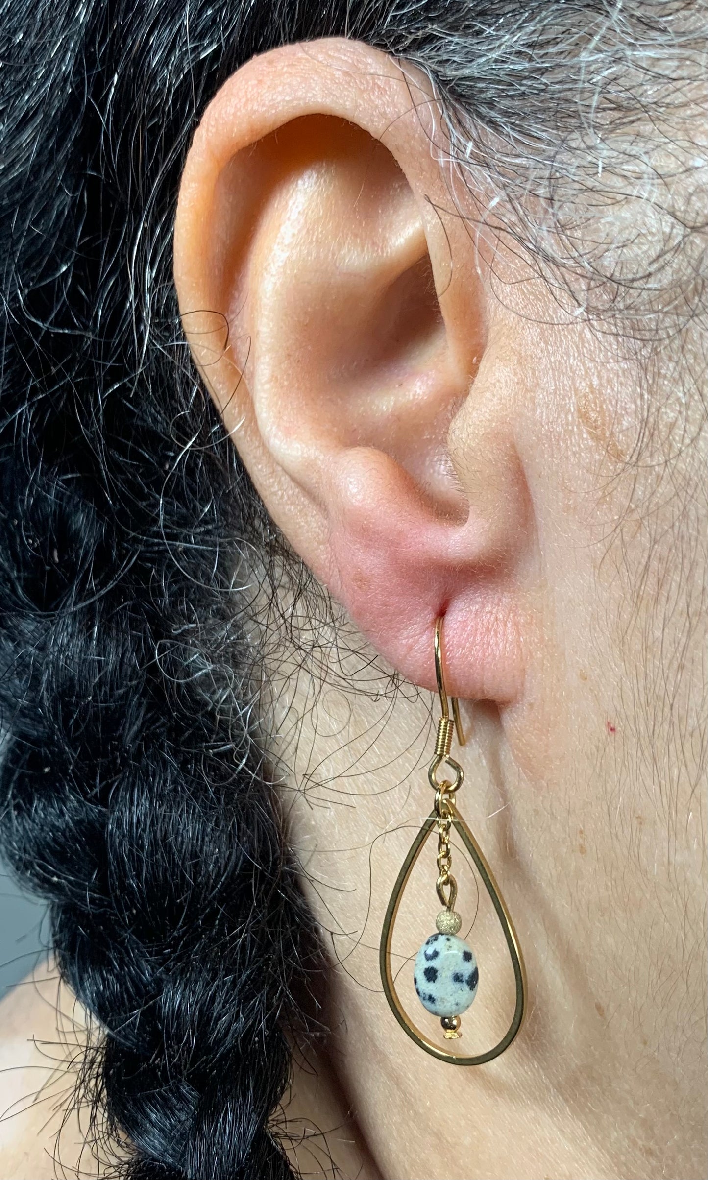 Boucles d'oreilles en pierre naturelle de Lapis Lazuli - Naya