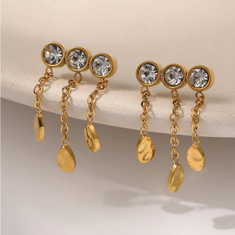 BOUCLES D'OREILLES CRYSTAL