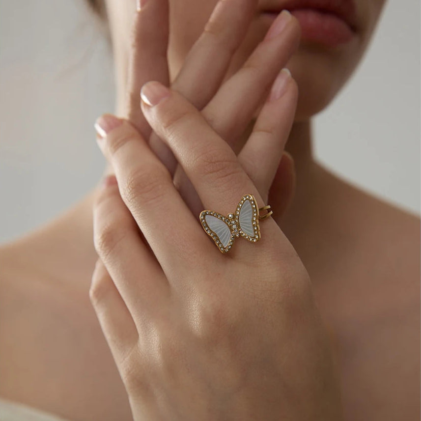 BAGUE PAPILLON